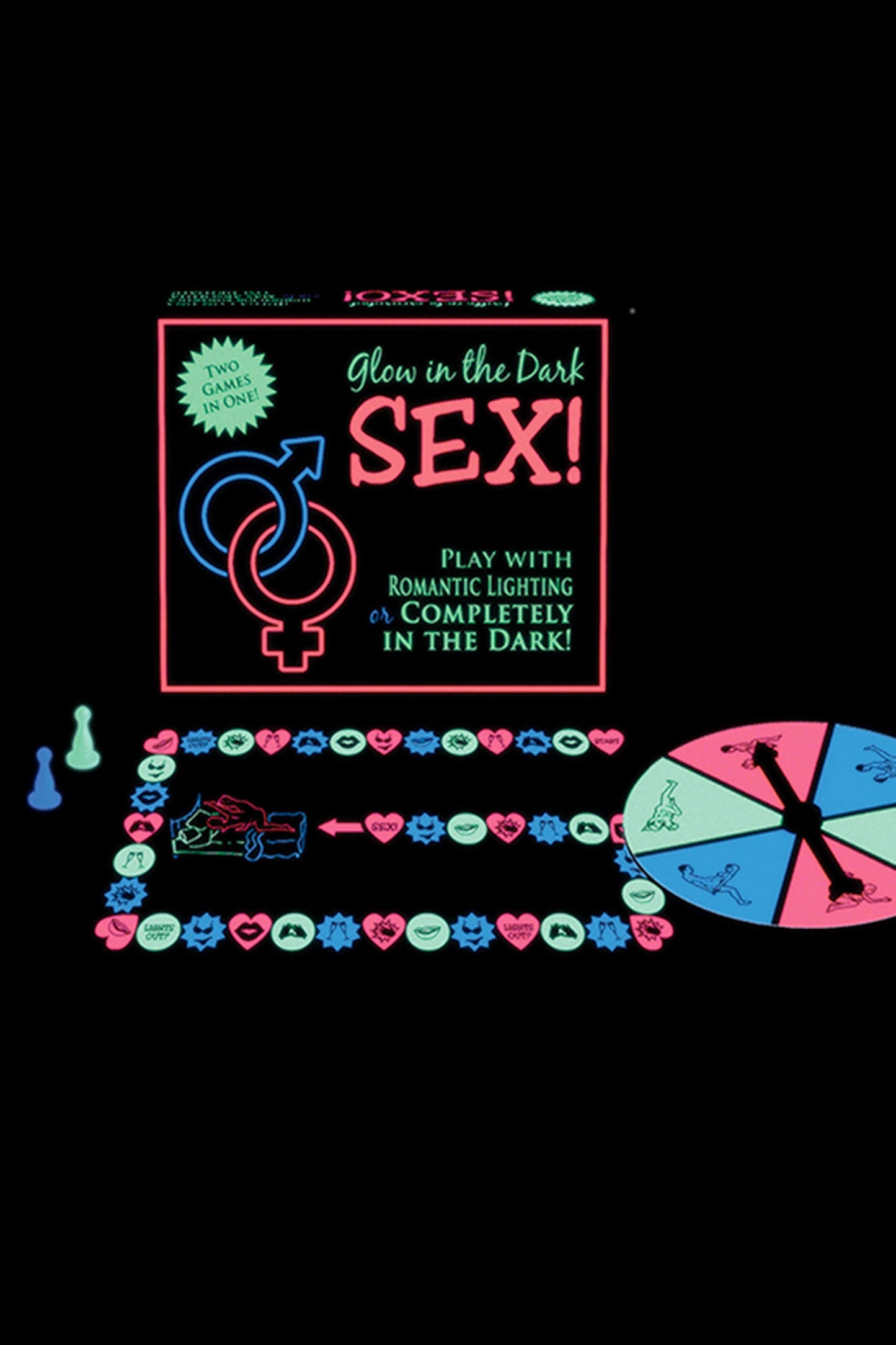 Glow in the dark sex Jeu couple phosphorescent